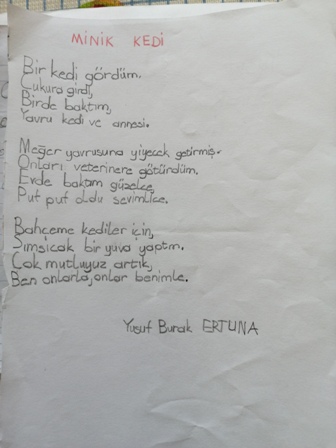 POEMS FROM THE PENCIL OF OUR STUDENTS BELONGING OUR PROJECT by Kazım Öğütlü - Ourboox.com