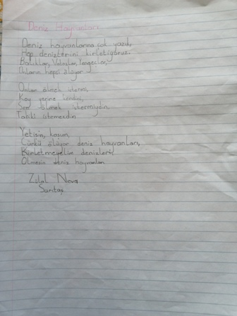 POEMS FROM THE PENCIL OF OUR STUDENTS BELONGING OUR PROJECT by Kazım Öğütlü - Ourboox.com