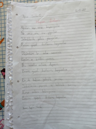 POEMS FROM THE PENCIL OF OUR STUDENTS BELONGING OUR PROJECT by Kazım Öğütlü - Ourboox.com