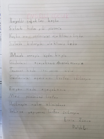 POEMS FROM THE PENCIL OF OUR STUDENTS BELONGING OUR PROJECT by Kazım Öğütlü - Ourboox.com