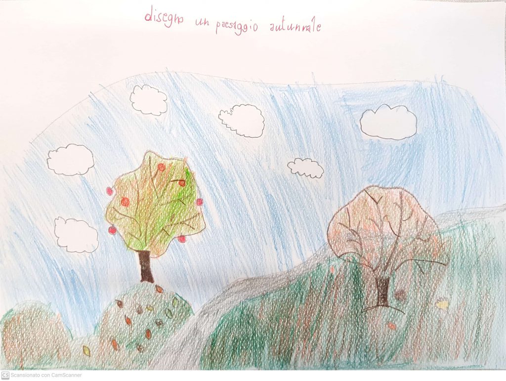 PAESAGGI AUTUNNALI CLASSE III B by Scuola Primaria E.De Amicis Montepulciano - Illustrated by CLASSE IIIB - Ourboox.com