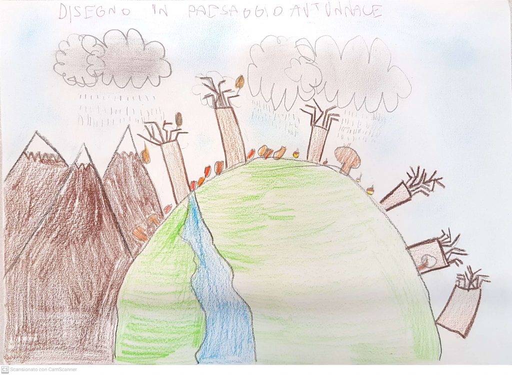 PAESAGGI AUTUNNALI CLASSE III B by Scuola Primaria E.De Amicis Montepulciano - Illustrated by CLASSE IIIB - Ourboox.com