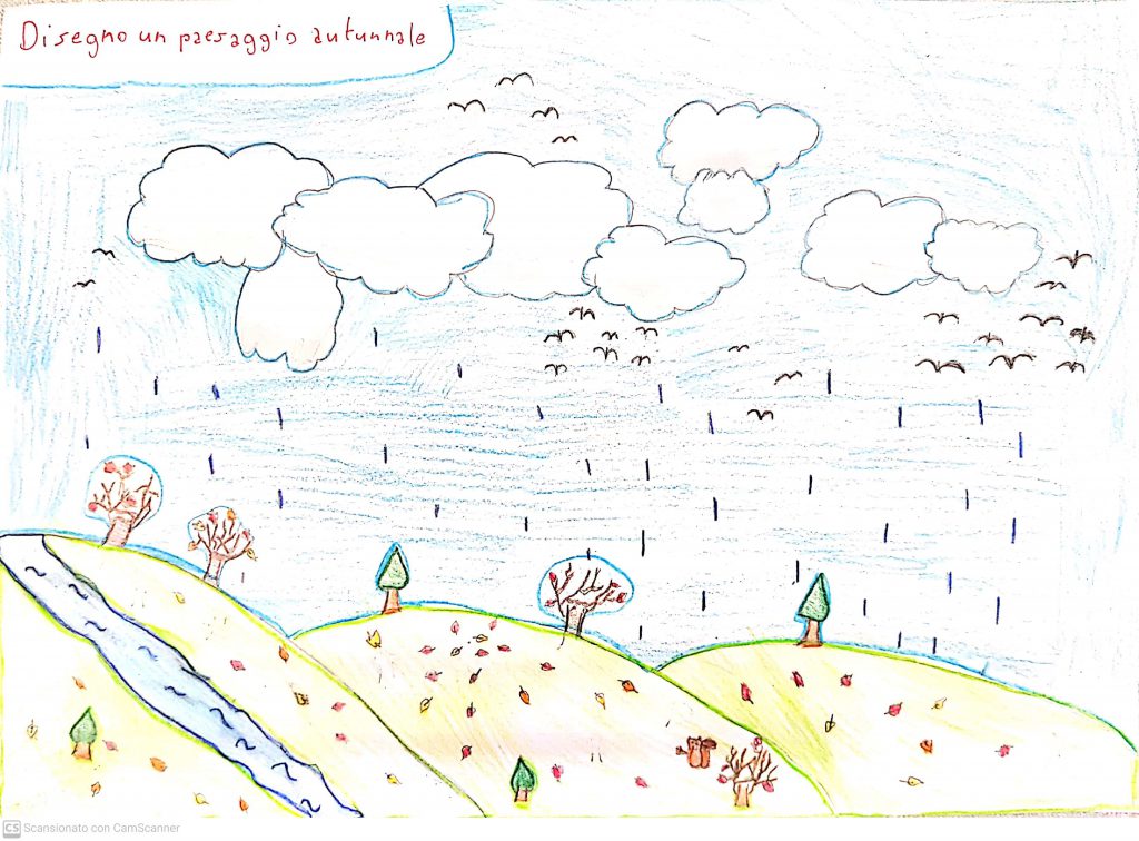 PAESAGGI AUTUNNALI CLASSE III B by Scuola Primaria E.De Amicis Montepulciano - Illustrated by CLASSE IIIB - Ourboox.com