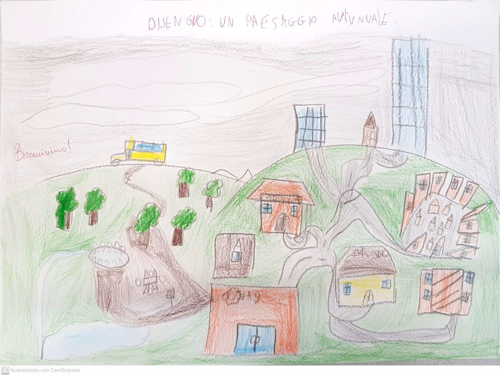 PAESAGGI AUTUNNALI CLASSE III B by Scuola Primaria E.De Amicis Montepulciano - Illustrated by CLASSE IIIB - Ourboox.com