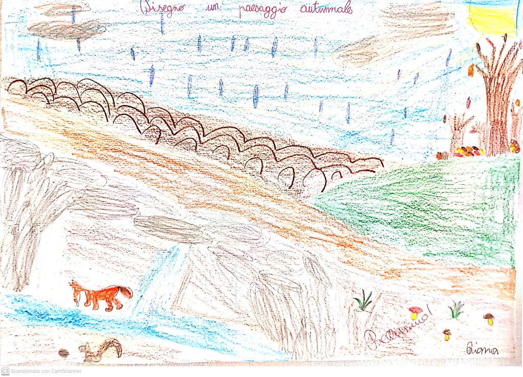 PAESAGGI AUTUNNALI CLASSE III B by Scuola Primaria E.De Amicis Montepulciano - Illustrated by CLASSE IIIB - Ourboox.com
