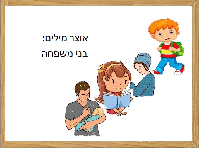אוצר מילים: בני משפחה by almog - Illustrated by אלמוג חנה בן עמי - Ourboox.com