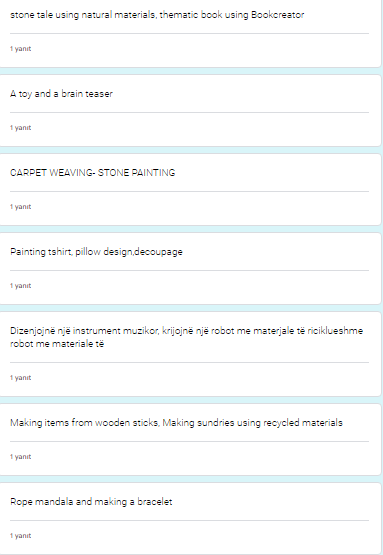 Designer Tiny Hands Teacher Evaluation Survey Results by pınar onan - Ourboox.com