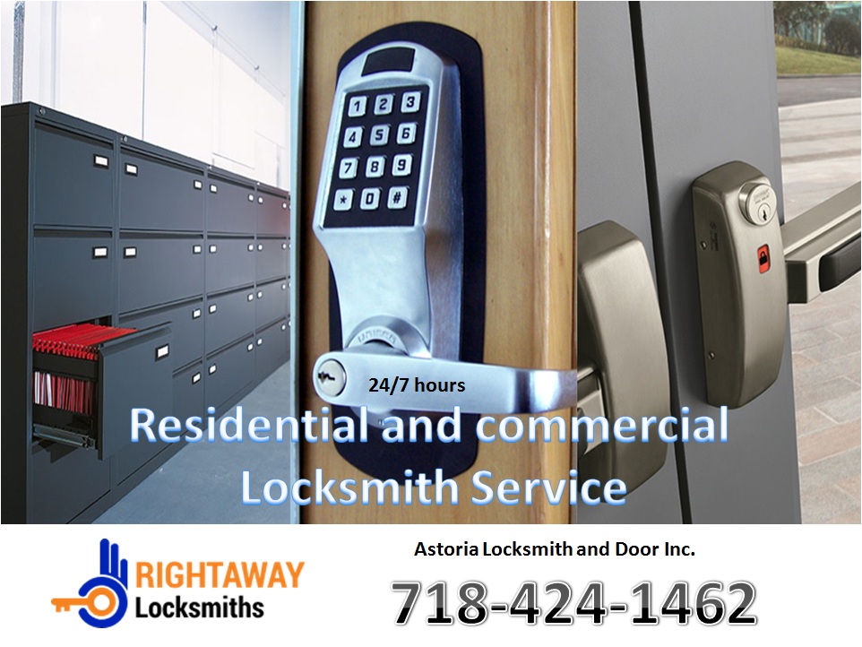 Residential and commercial Locksmith Service | Rightaway locksmiths by Astoria Locksmith and Door Inc. - Ourboox.com