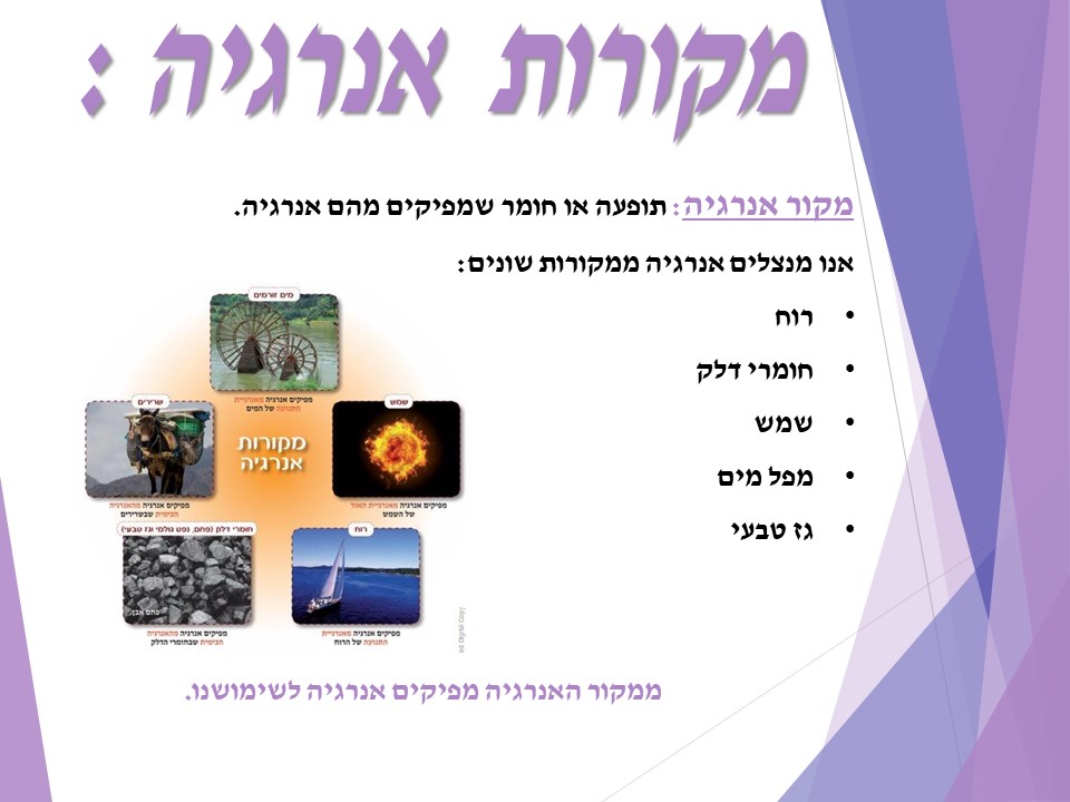 מקורות אנרגיה by smadar cohen - Ourboox.com