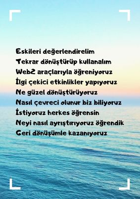 Proje İşbirlikçi Akrostiş Şiir Kitabımız by Dönüştürmek Güzeldir - Ourboox.com