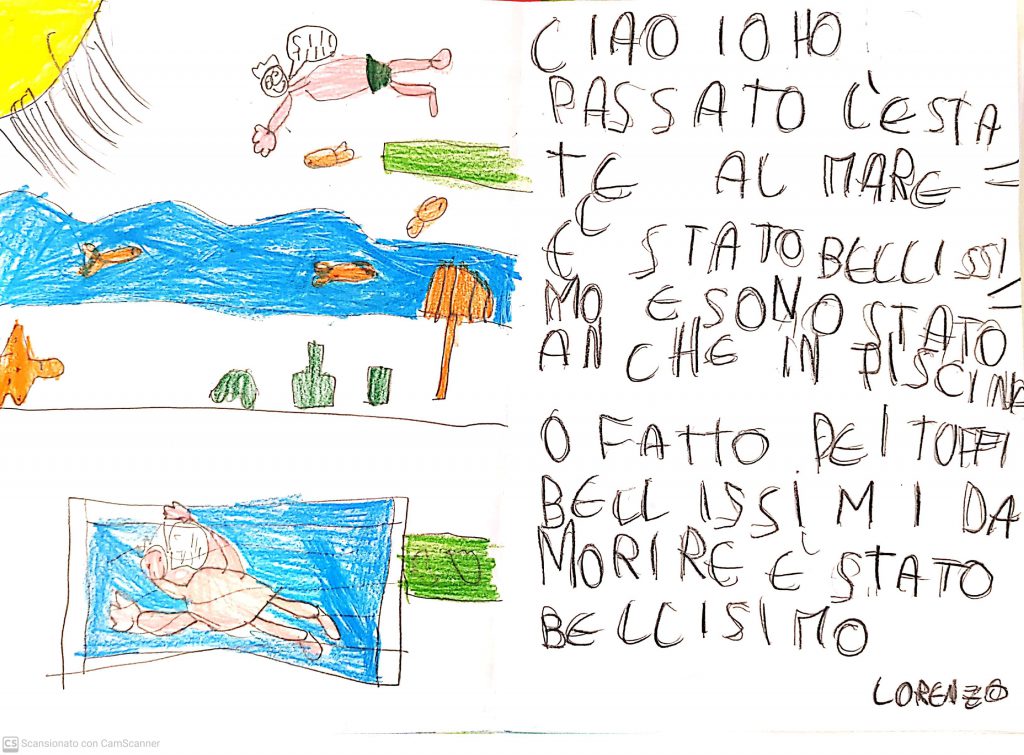 Le nostre vacanze classe IIIA by Scuola Primaria E.De Amicis Montepulciano - Ourboox.com