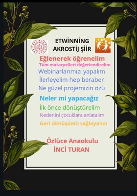 Proje İşbirlikçi Akrostiş Şiir Kitabımız by Dönüştürmek Güzeldir - Ourboox.com