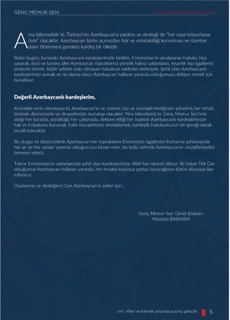 GENÇ MEMUR-SEN AYLIK FAALİYET BÜLTENİ by SEZGİN KEL - Illustrated by GENÇ MEMUR-SEN GENEL MERKEZİ AYLIK FAALİYET RAPORU - Ourboox.com