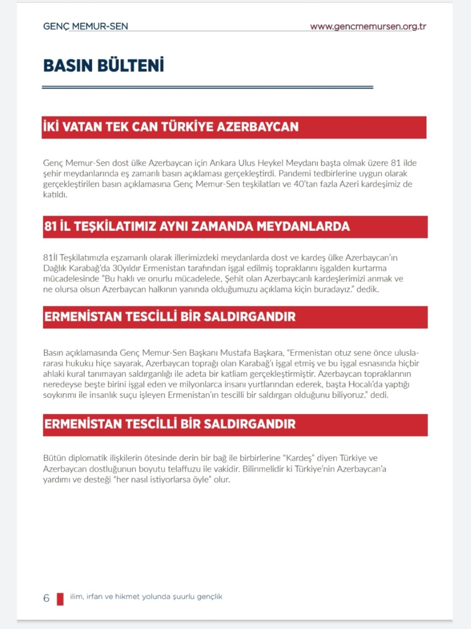 GENÇ MEMUR-SEN AYLIK FAALİYET BÜLTENİ by SEZGİN KEL - Illustrated by GENÇ MEMUR-SEN GENEL MERKEZİ AYLIK FAALİYET RAPORU - Ourboox.com