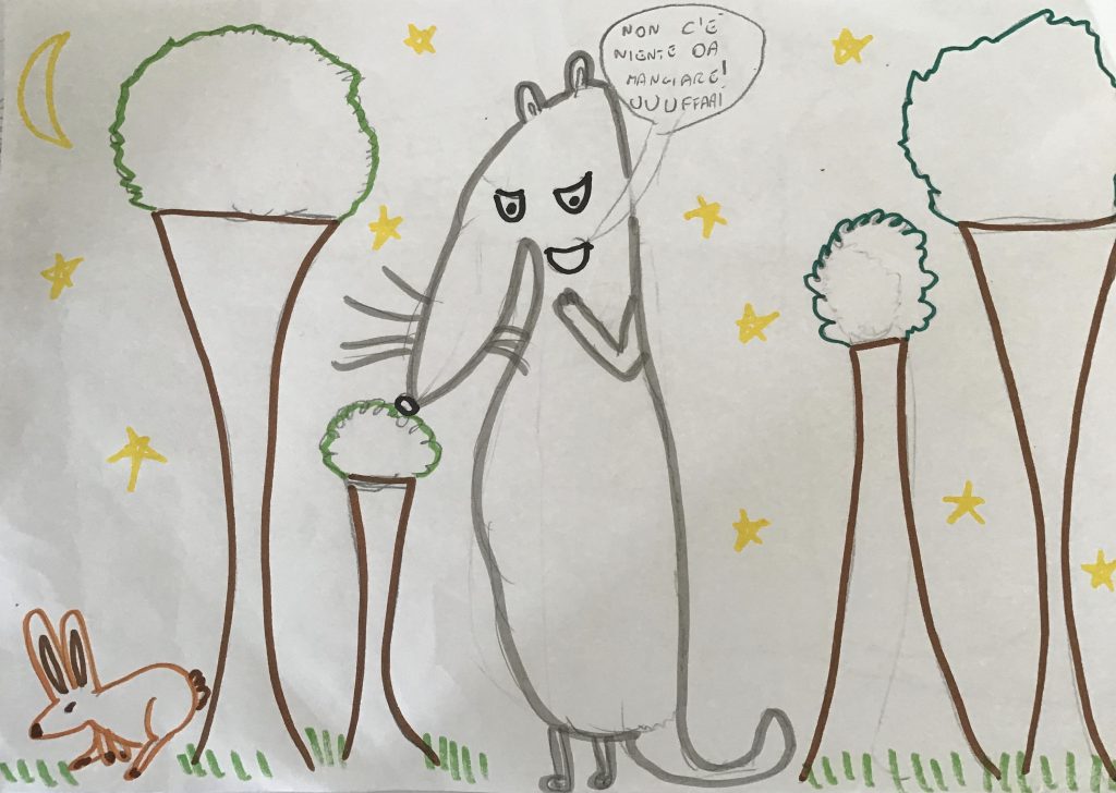 A wolf loving books by Luisa - Ourboox.com