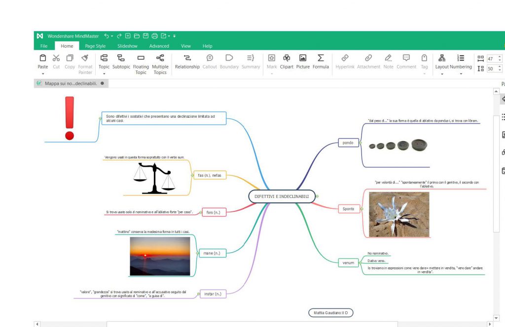 MAPPE CONCETTUALI E MENTALI DI GRAMMATICA LATINA by MATTIA GAUDIANO - Illustrated by Mattia Gaudiano - Ourboox.com