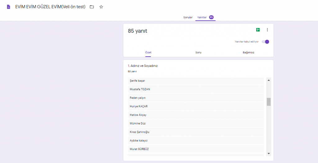 EVİM EVİM GÜZEL EVİM PROJESİ VELİ ÖN DEĞERLENDİRME ANKETİ by nimetayper - Ourboox.com