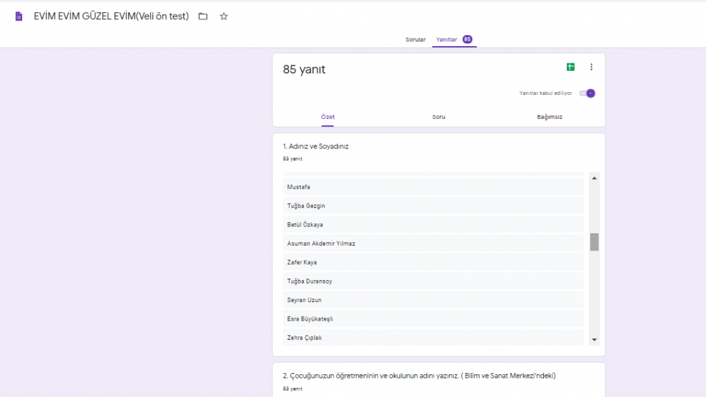 EVİM EVİM GÜZEL EVİM PROJESİ VELİ ÖN DEĞERLENDİRME ANKETİ by nimetayper - Ourboox.com
