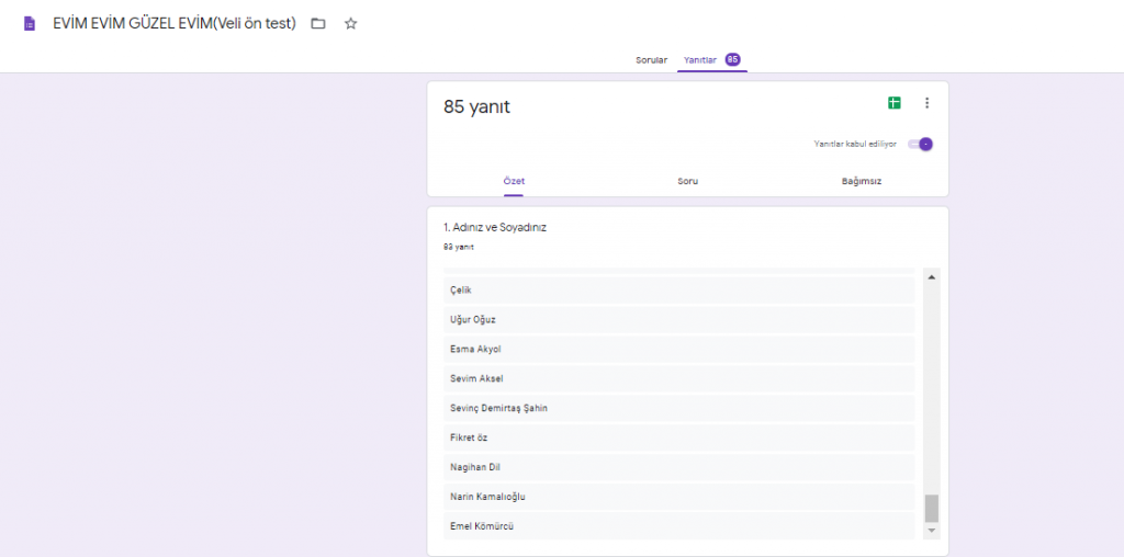 EVİM EVİM GÜZEL EVİM PROJESİ VELİ ÖN DEĞERLENDİRME ANKETİ by nimetayper - Ourboox.com