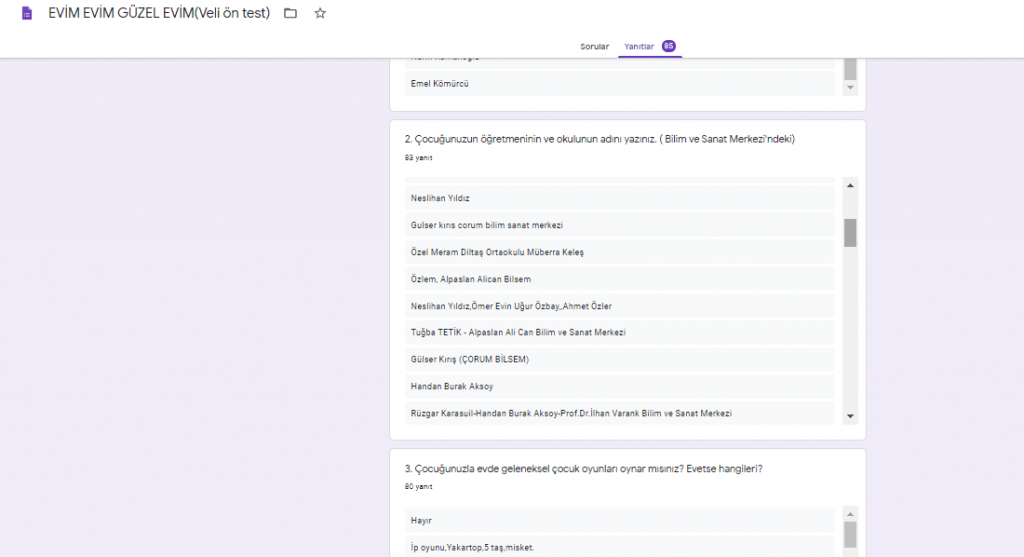 EVİM EVİM GÜZEL EVİM PROJESİ VELİ ÖN DEĞERLENDİRME ANKETİ by nimetayper - Ourboox.com
