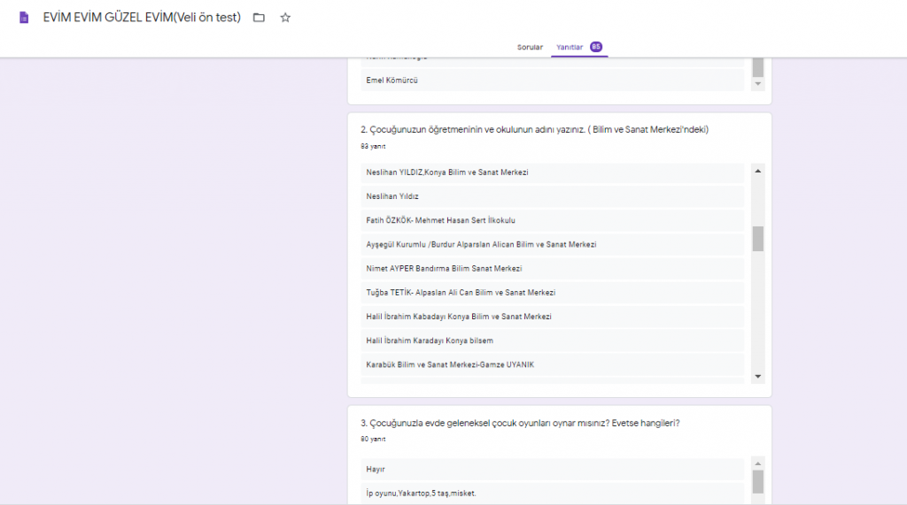 EVİM EVİM GÜZEL EVİM PROJESİ VELİ ÖN DEĞERLENDİRME ANKETİ by nimetayper - Ourboox.com
