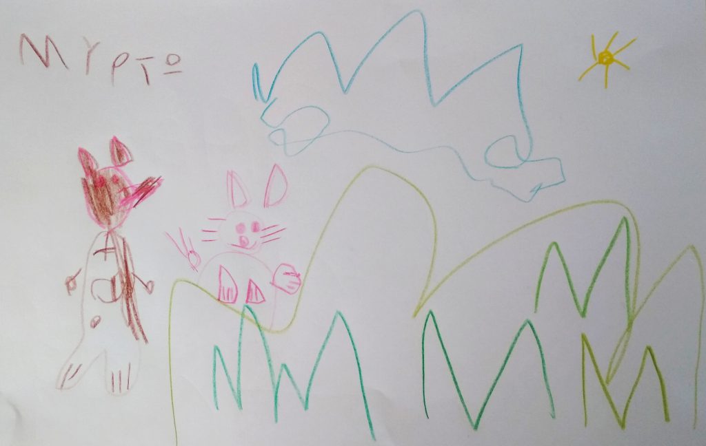 A wolf loving books by Luisa - Ourboox.com