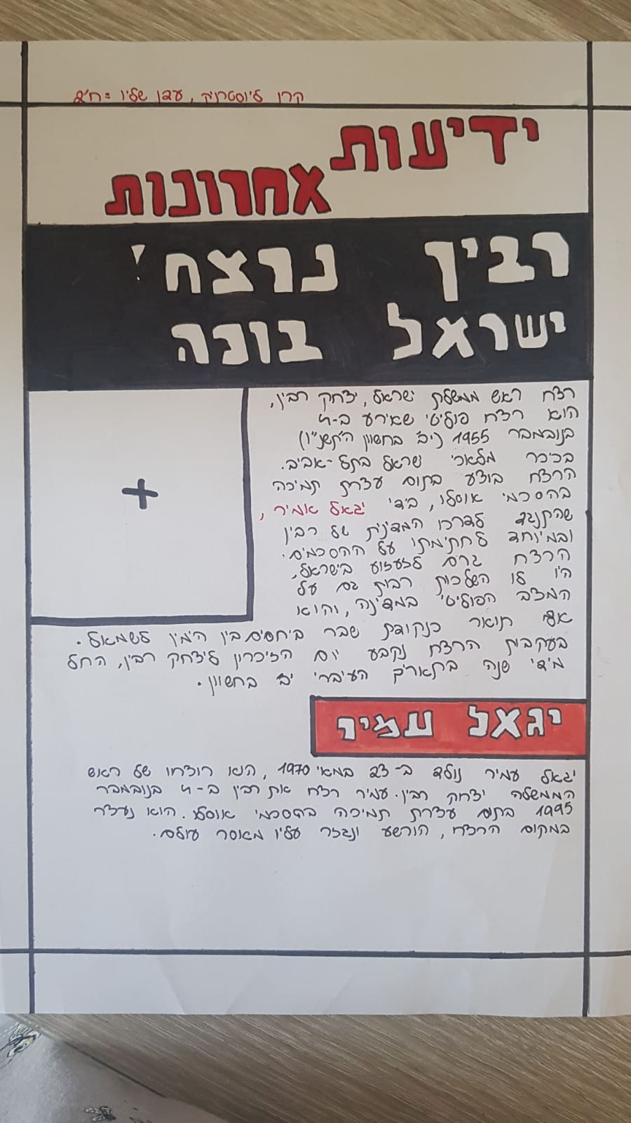 תלמידי חט”ב טוביהו מציינים את יום הזיכרון ה-25 לרצח יצחק רבין by David Tubiyahu - Ourboox.com
