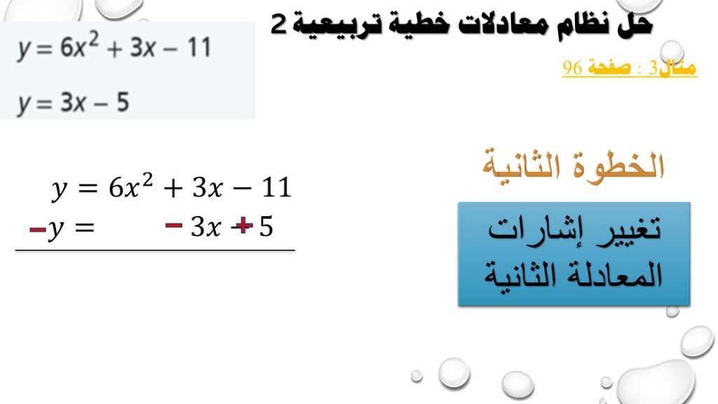 حل أنظمة المعادلات الخطية التربيعية by Faten Alyousef - Ourboox.com