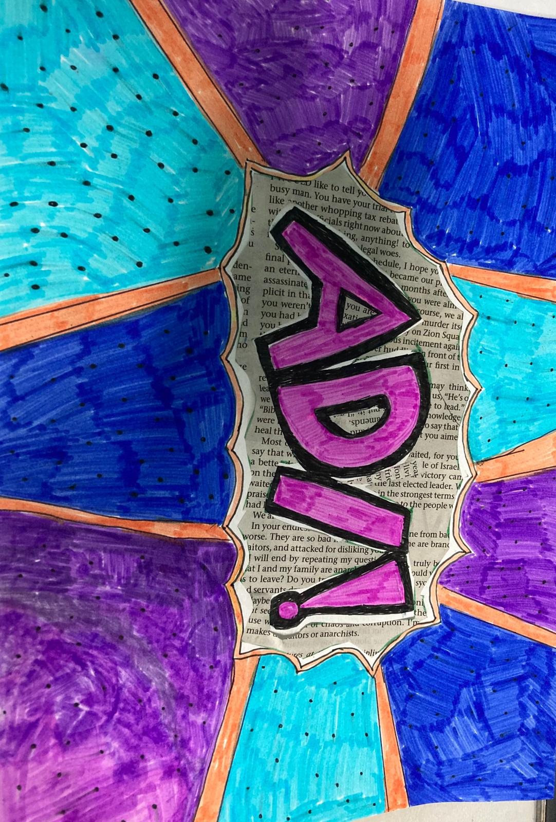 עבודות אומנות מחצאית א’- עדי גלזר by Adi glasser - Illustrated by עדי גלזר - Ourboox.com