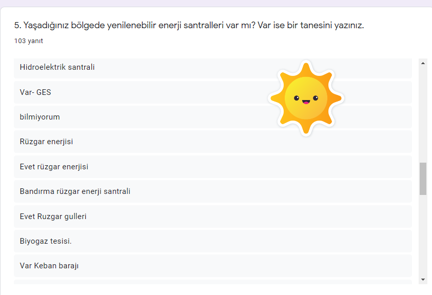 GELECEĞİM YEŞİL ENERJİM PROJESİ VELİ ÖN ANKETİ ANALİZİ by nimetayper - Ourboox.com