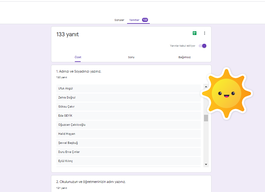 GELECEĞİM YEŞİL ENERJİM PROJESİ ÖĞRENCİ ÖN ANKETİ ANALİZİ by nimetayper - Ourboox.com
