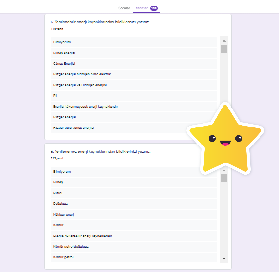 GELECEĞİM YEŞİL ENERJİM PROJESİ ÖĞRENCİ ÖN ANKETİ ANALİZİ by nimetayper - Ourboox.com