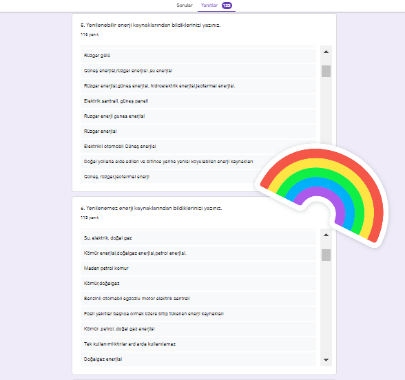 GELECEĞİM YEŞİL ENERJİM PROJESİ ÖĞRENCİ ÖN ANKETİ ANALİZİ by nimetayper - Ourboox.com