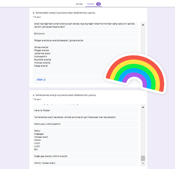 GELECEĞİM YEŞİL ENERJİM PROJESİ ÖĞRENCİ ÖN ANKETİ ANALİZİ by nimetayper - Ourboox.com