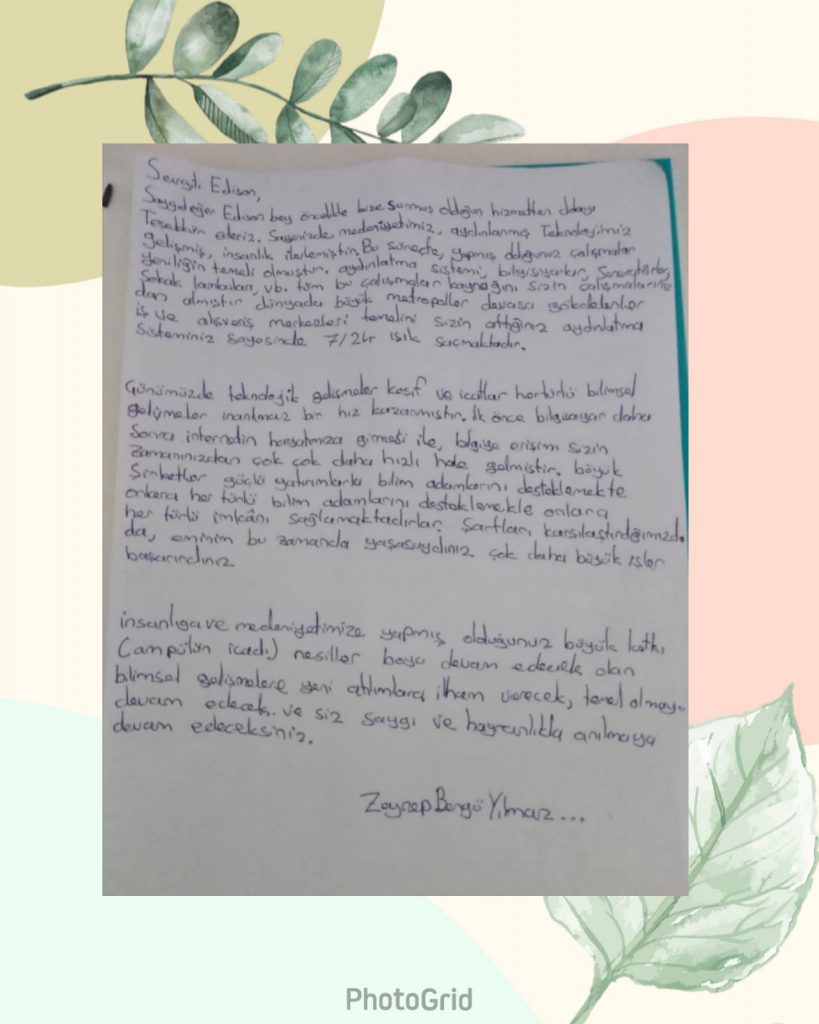 BİLİM İNSANLARINA MEKTUPLARIMIZ by Hülya Erdoğdu - Ourboox.com