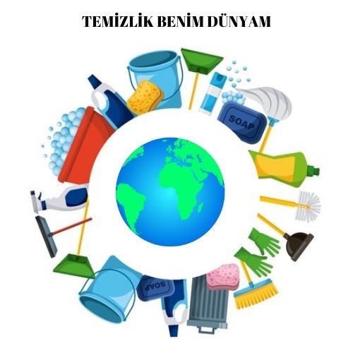 CLEANING İS MY WORLD TEMİZLİK BENİM DÜNYAM by AYŞE AK - Illustrated by PROJE LOGO ÇALIŞMALARI - Ourboox.com
