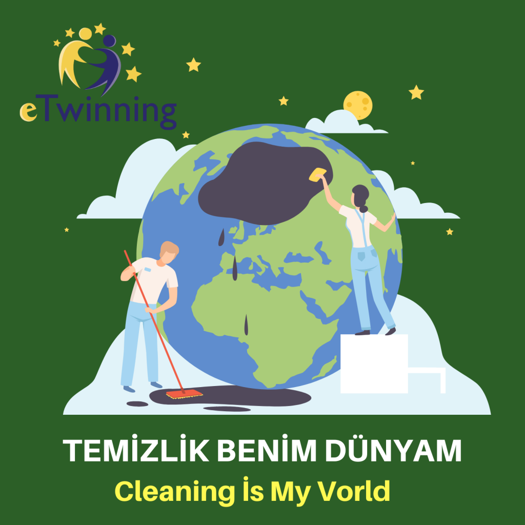 CLEANING İS MY WORLD TEMİZLİK BENİM DÜNYAM by AYŞE AK - Illustrated by PROJE LOGO ÇALIŞMALARI - Ourboox.com