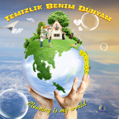 CLEANING İS MY WORLD TEMİZLİK BENİM DÜNYAM by AYŞE AK - Illustrated by PROJE POSTER ÇALIŞMALARI - Ourboox.com