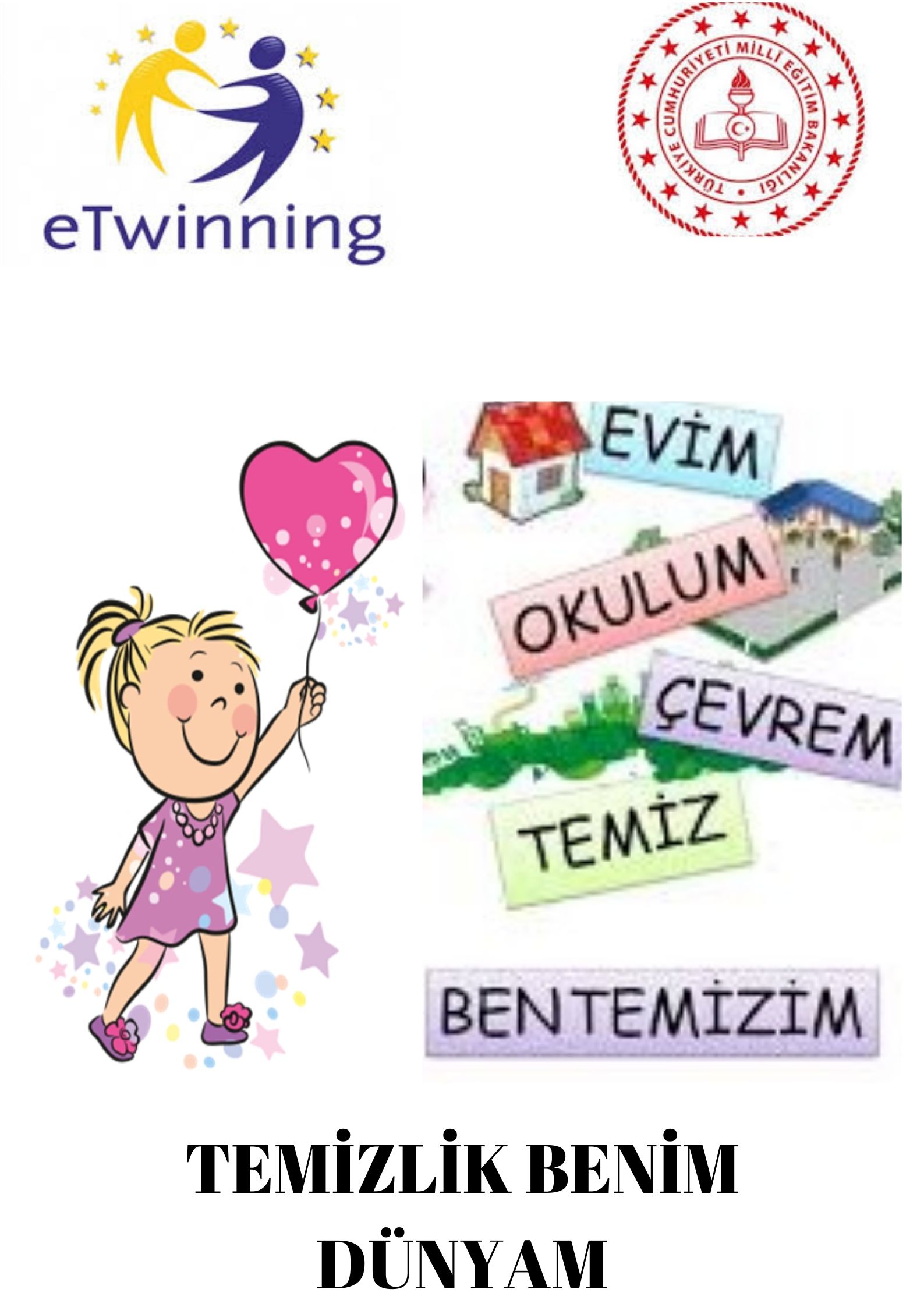 CLEANING İS MY WORLD TEMİZLİK BENİM DÜNYAM by AYŞE AK - Illustrated by PROJE POSTER ÇALIŞMALARI - Ourboox.com