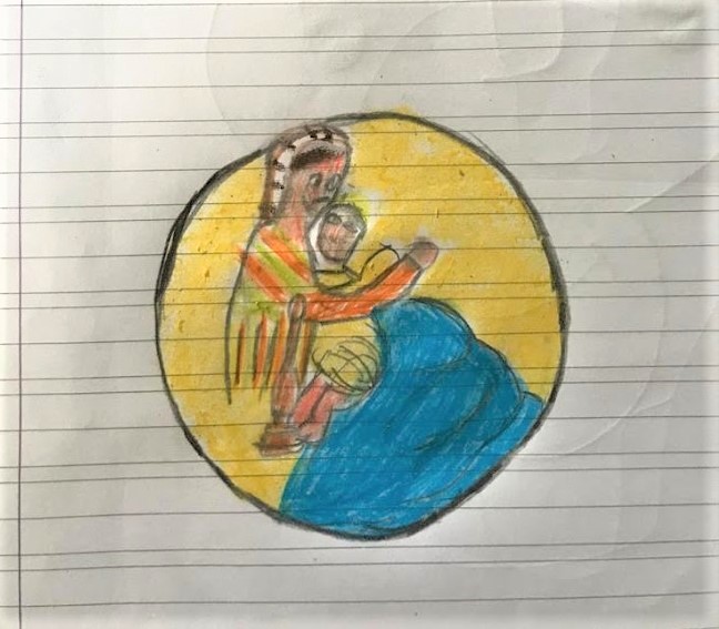 La Madonna della seggiola – Raffaello Sanzio by Rosaria Ricciardo - Illustrated by Classi terze - Scuola Primaria A.S. 2020-21 - Ourboox.com
