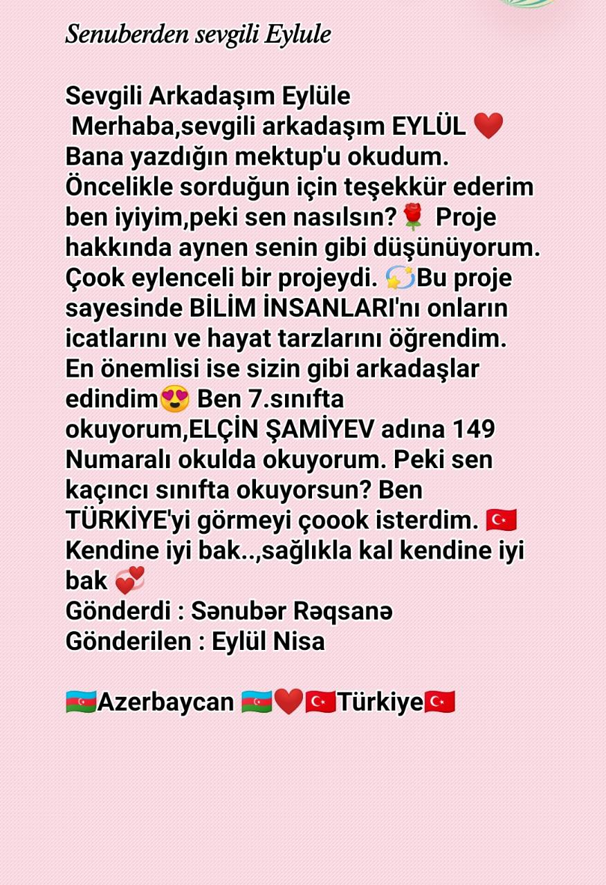 Bilim İnsanlarını Tanıyoruz Projesi Öğrenci Etkileşimi Mektup Çalışması by Hülya Erdoğdu - Ourboox.com