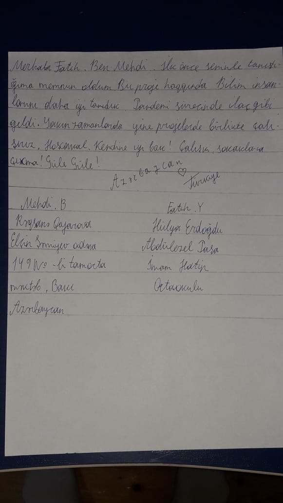 Bilim İnsanlarını Tanıyoruz Projesi Öğrenci Etkileşimi Mektup Çalışması by Hülya Erdoğdu - Ourboox.com