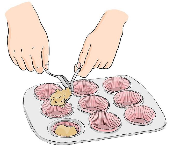 מתכון אורייני למאפינס גזר by Monica Koli - Illustrated by מוניקה קולי  - Ourboox.com