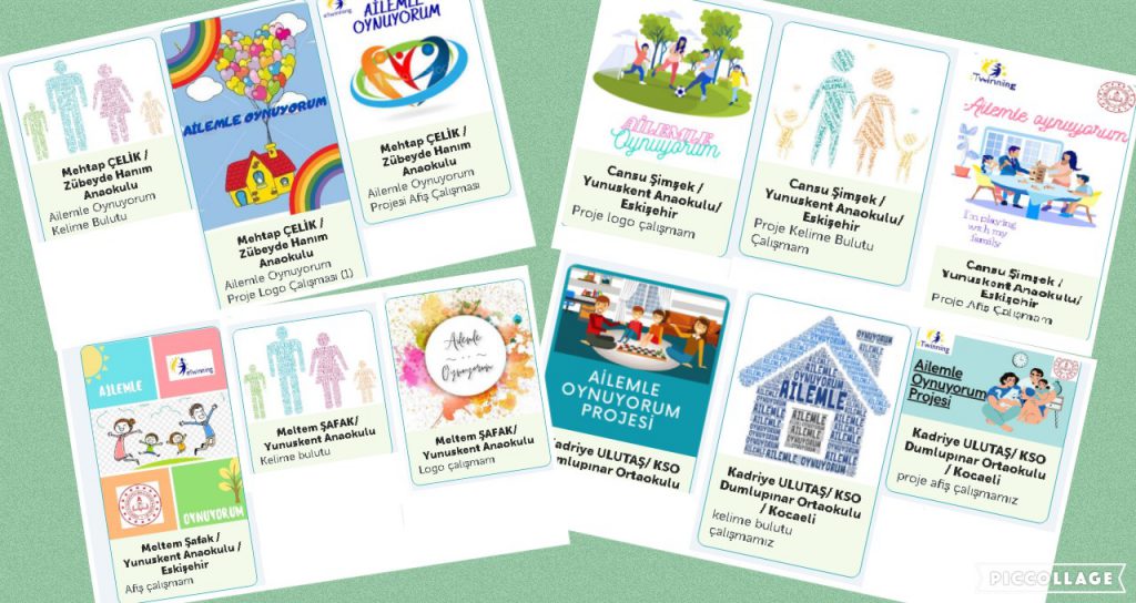 AİLEMLE OYNUYORUM PROJESİ by şehnaz kazıklı - Ourboox.com