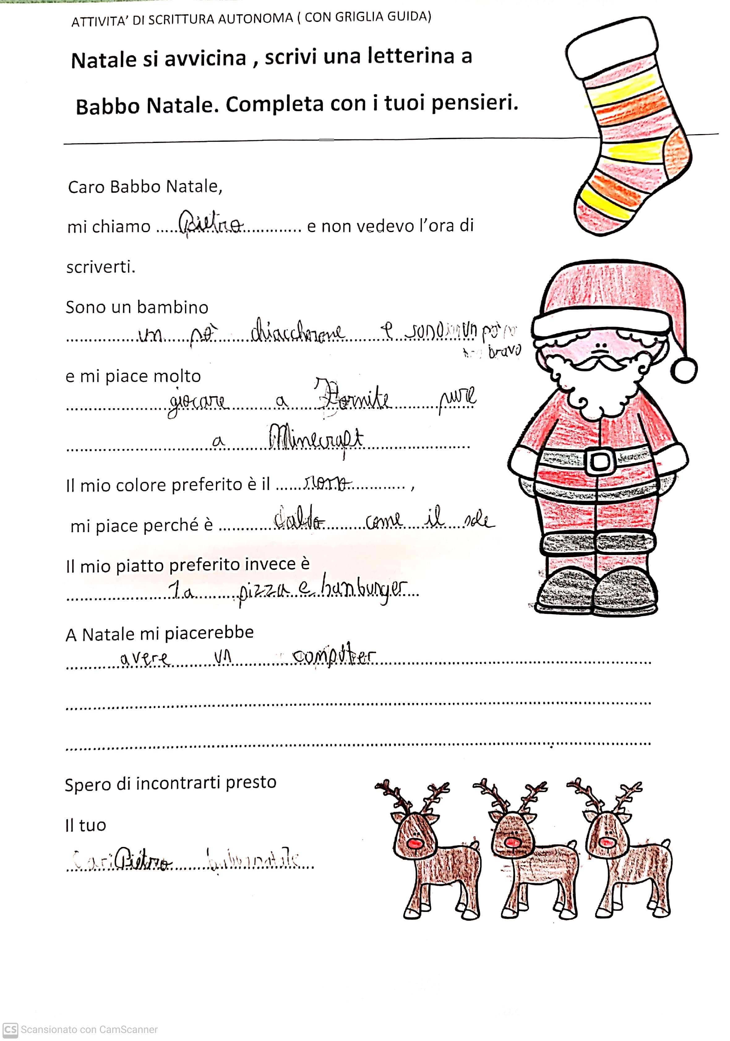 Le letterine di Natale classe IIIB by Scuola Primaria E.De Amicis Montepulciano - Illustrated by CLASSE IIIB - Ourboox.com