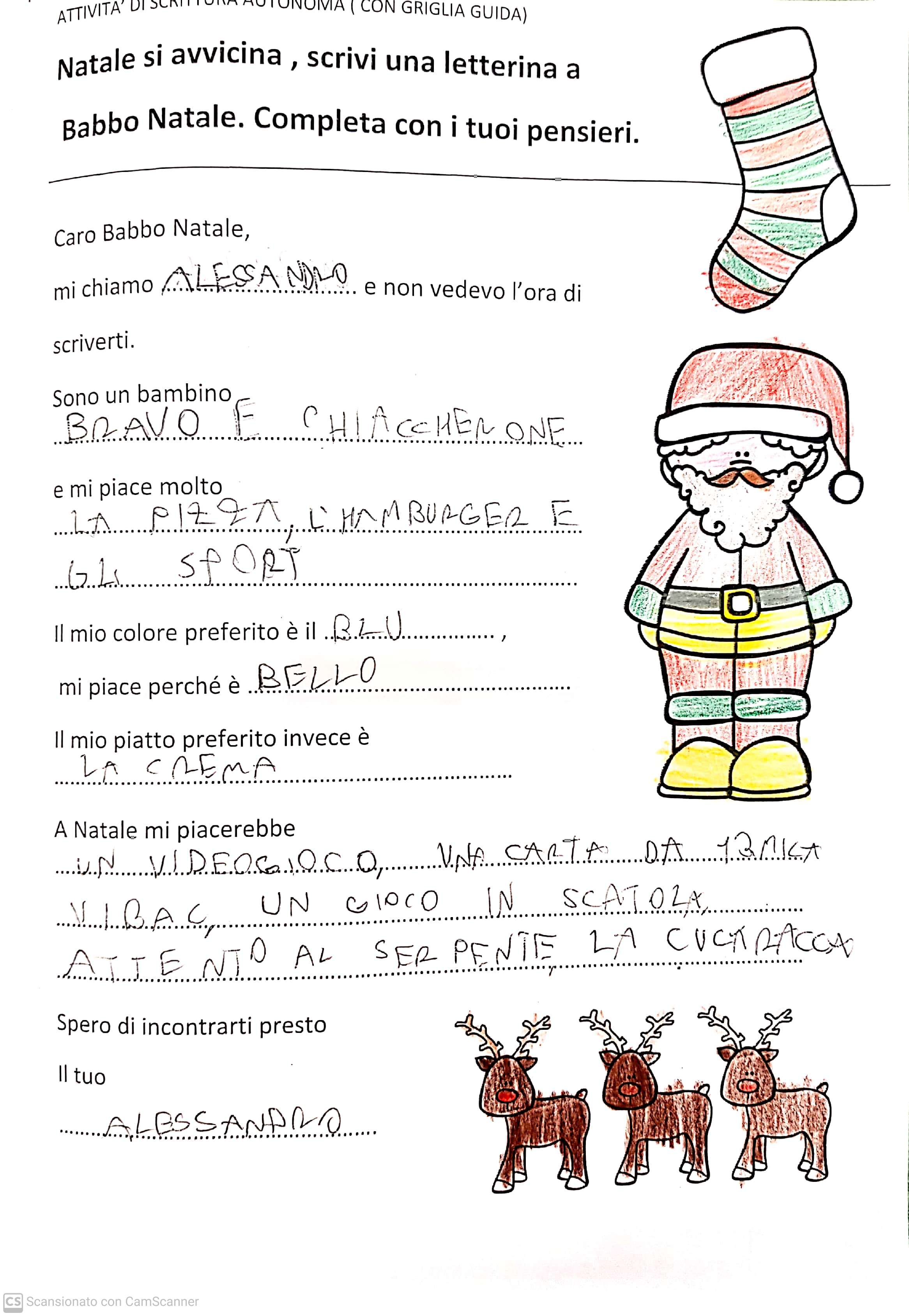 Le letterine di Natale classe IIIB by Scuola Primaria E.De Amicis Montepulciano - Illustrated by CLASSE IIIB - Ourboox.com