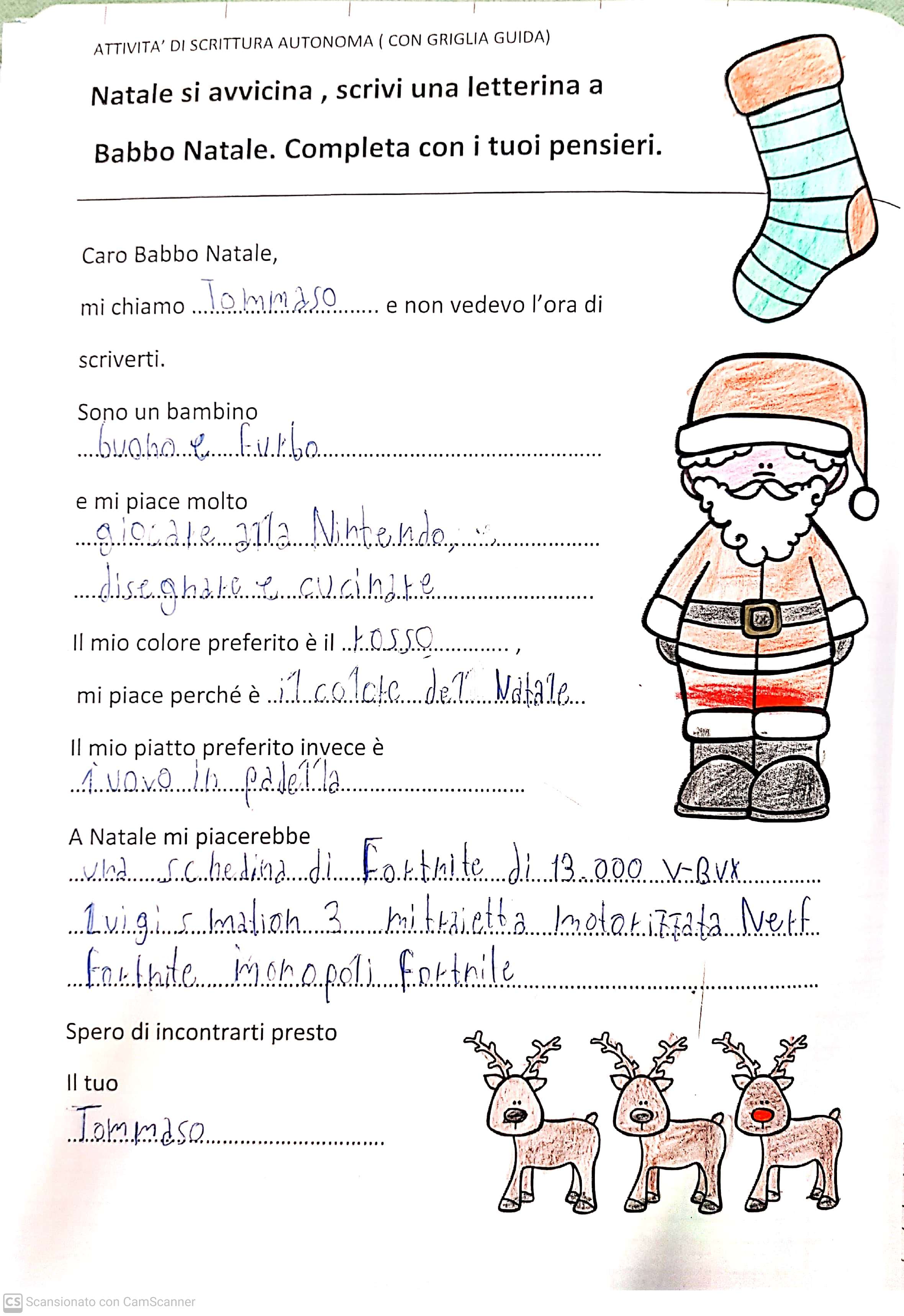 Le letterine di Natale classe IIIB by Scuola Primaria E.De Amicis Montepulciano - Illustrated by CLASSE IIIB - Ourboox.com
