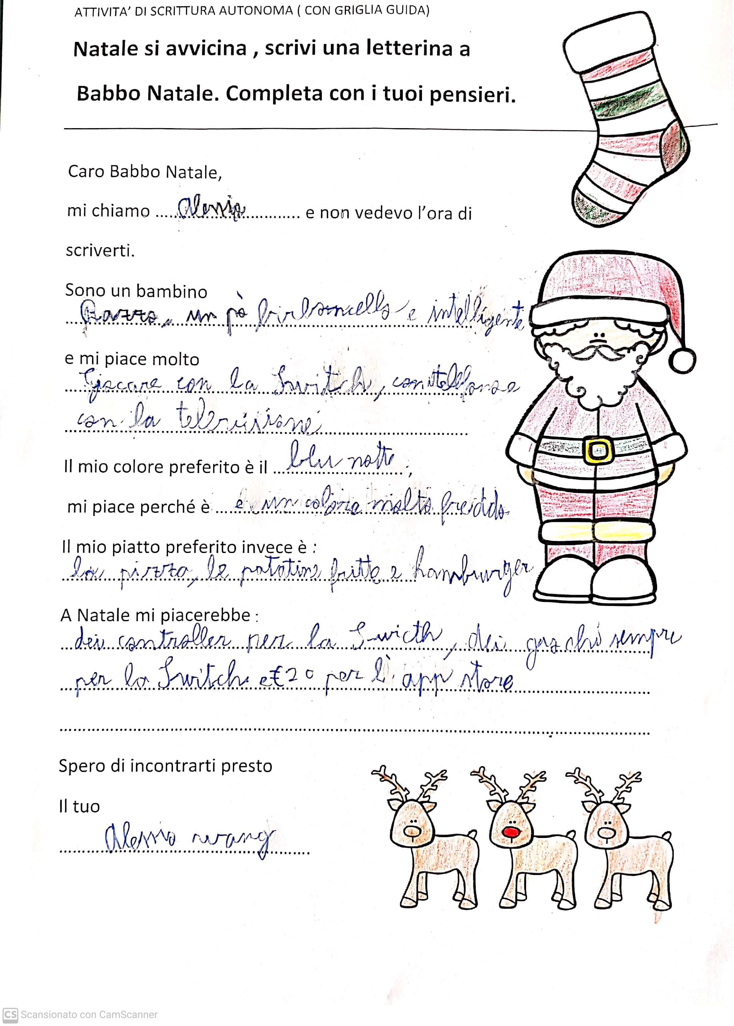 Le letterine di Natale classe IIIB by Scuola Primaria E.De Amicis Montepulciano - Illustrated by CLASSE IIIB - Ourboox.com