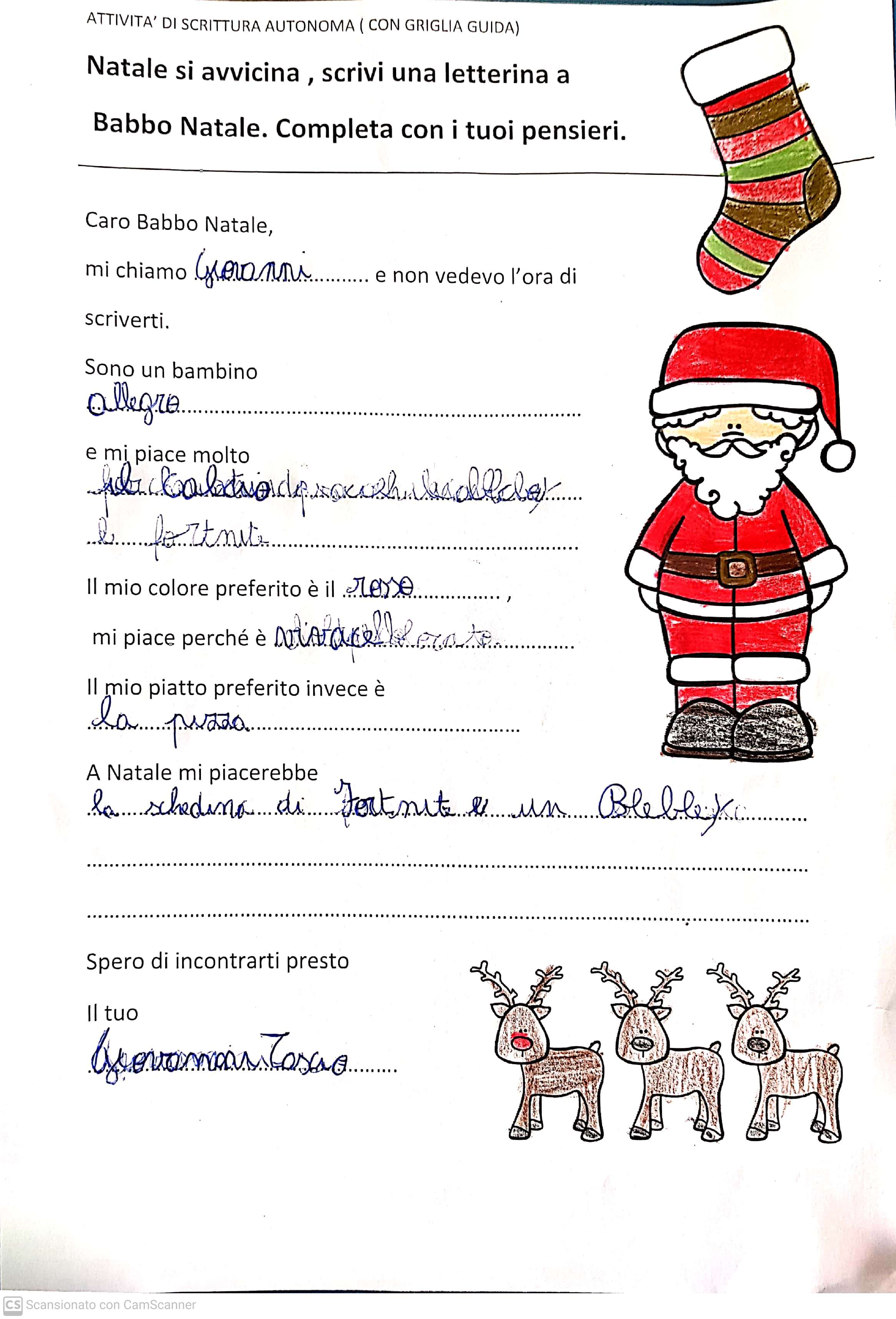 Le letterine di Natale classe IIIB by Scuola Primaria E.De Amicis Montepulciano - Illustrated by CLASSE IIIB - Ourboox.com
