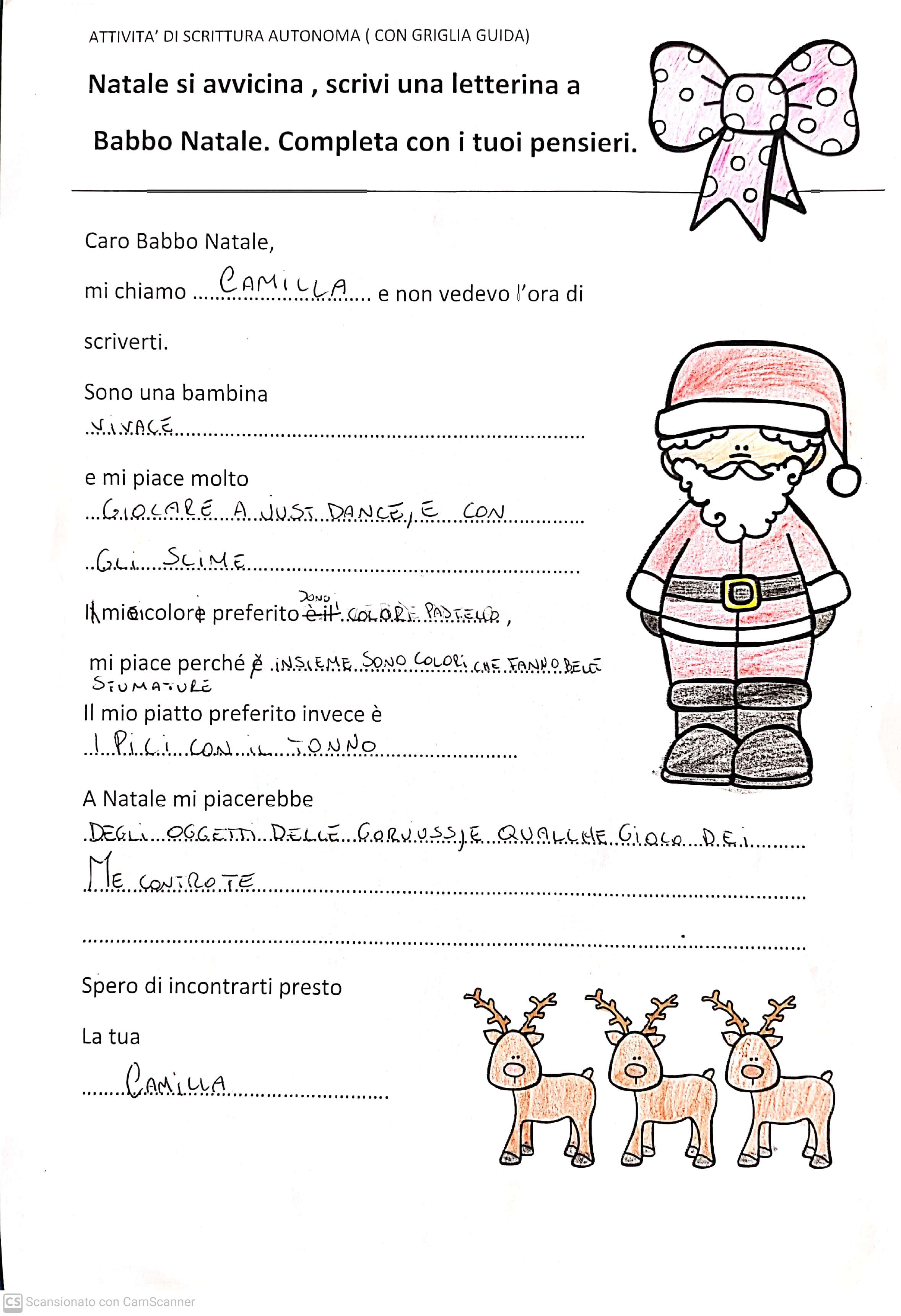 Le letterine di Natale classe IIIB by Scuola Primaria E.De Amicis Montepulciano - Illustrated by CLASSE IIIB - Ourboox.com